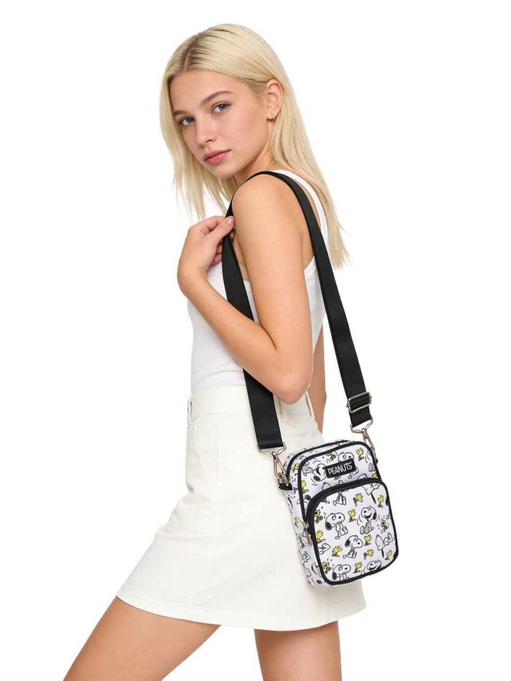 Peanuts Snoopy and Woodstock Messenger Purse - Picture 7 of 8